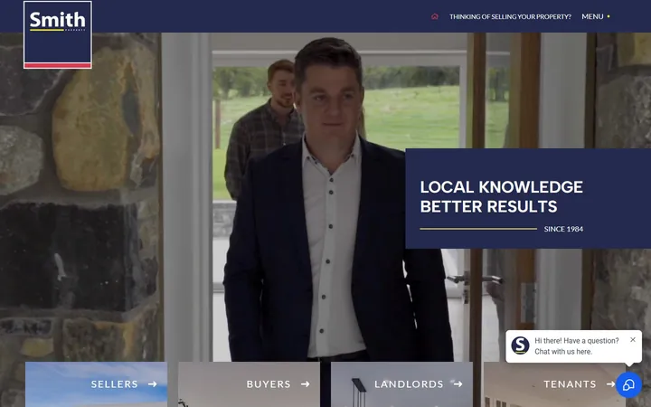 Smith Property website, home page