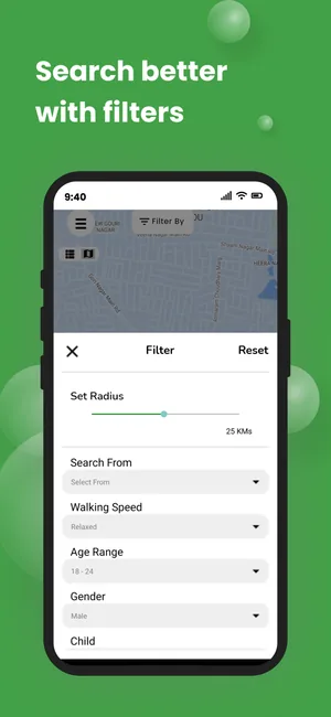 Walk With Meee app, screen 2