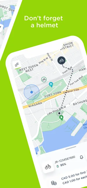 Zoom BikeShare app, screen 3
